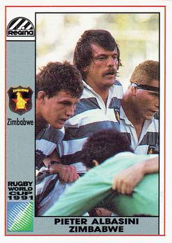 1991 Regina Rugby World Cup #130 Pieter Albasini Front